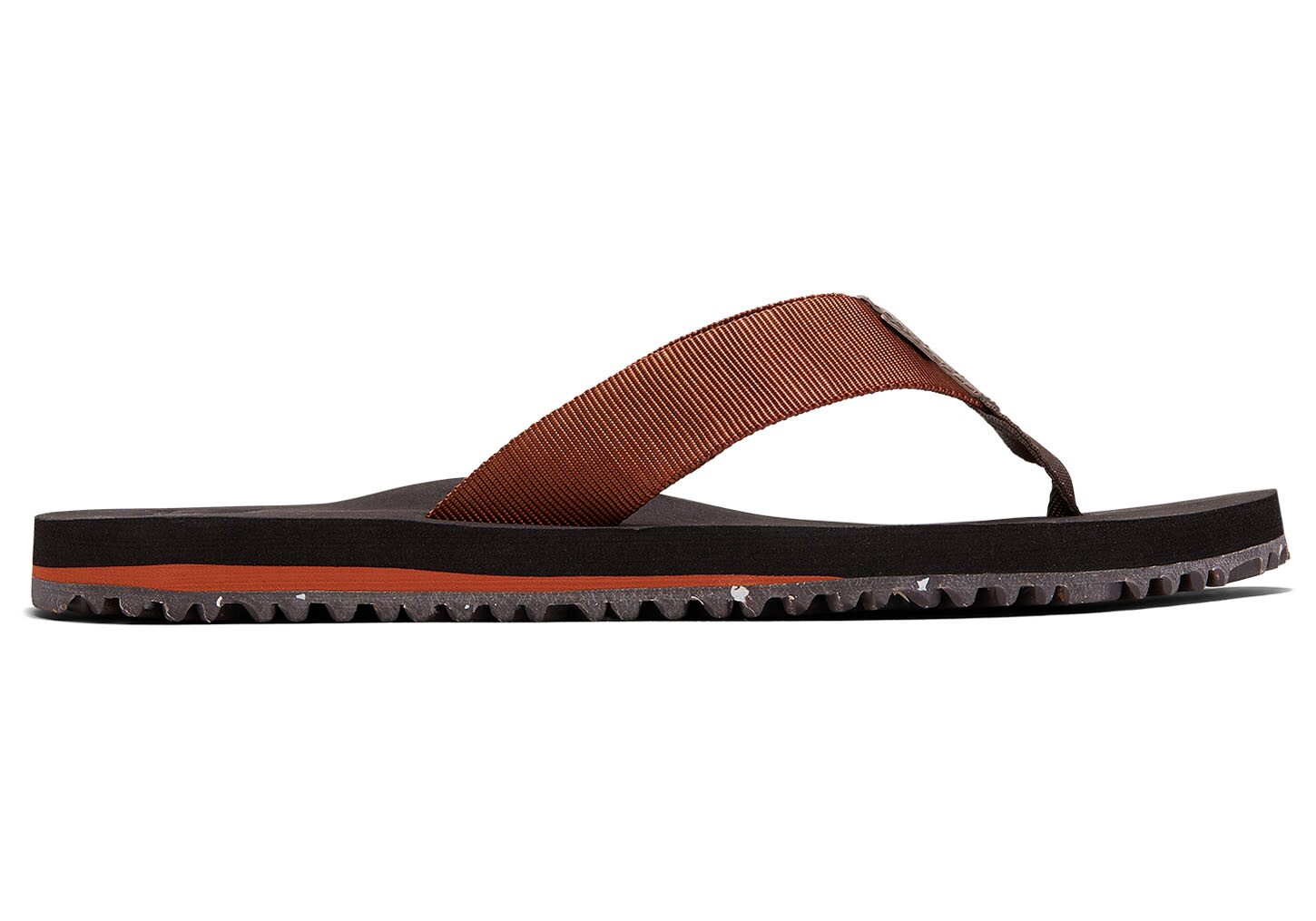 Toms Lagoon x Outerknown - Mens Flip Flops - Dark Brown - NZ - 056391GFO